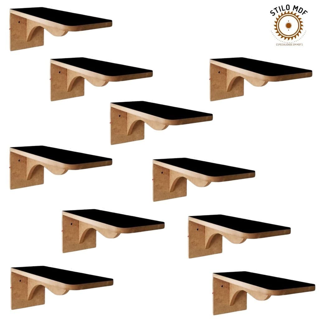 Playground Para Gatos Grandes Degrau Escadinha G Kit C/10 Un