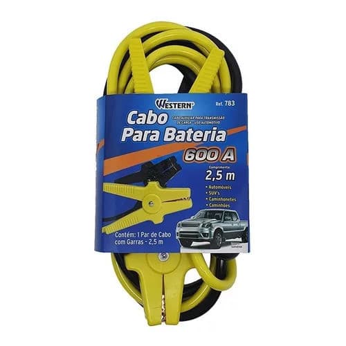 CABO DE BATERIA 600A COM 2.5MTS