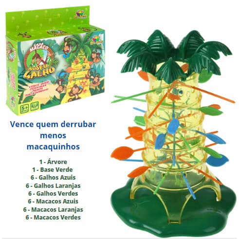 3 Jogos Pirata, Cada Macaquinho e Pinguim Infantil