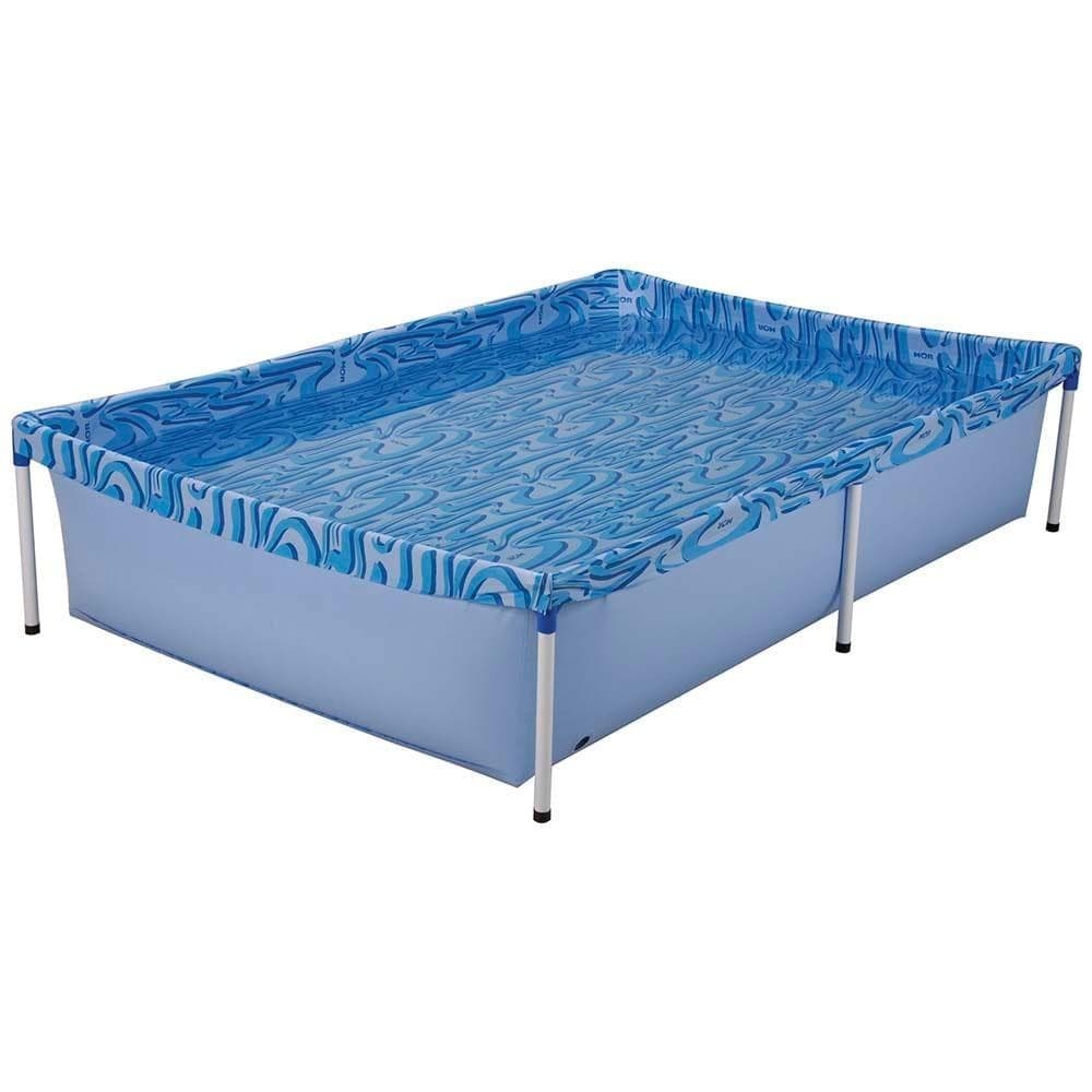 Piscina 1000 Litros Azul Retangular Mor