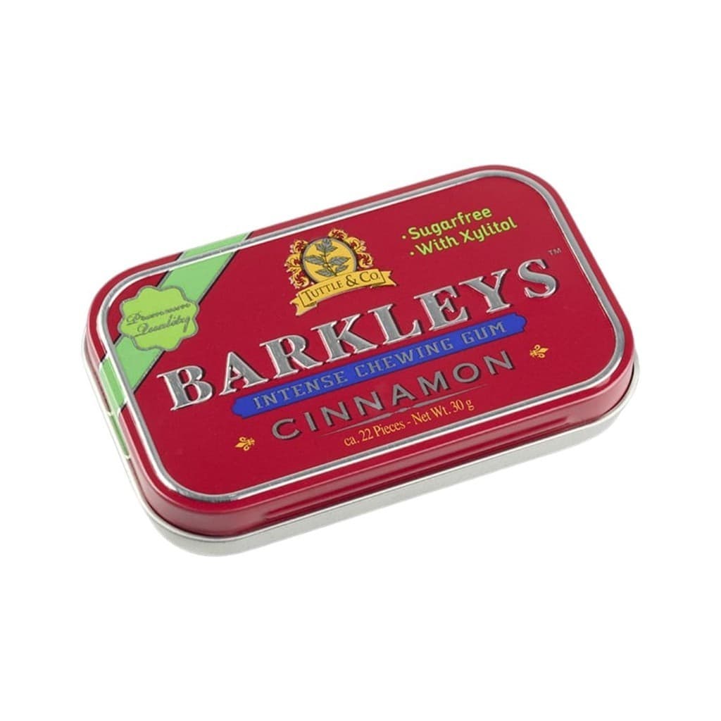 Chiclete Barkleys Chewing Gum Cinnamon Canela 30 Gr