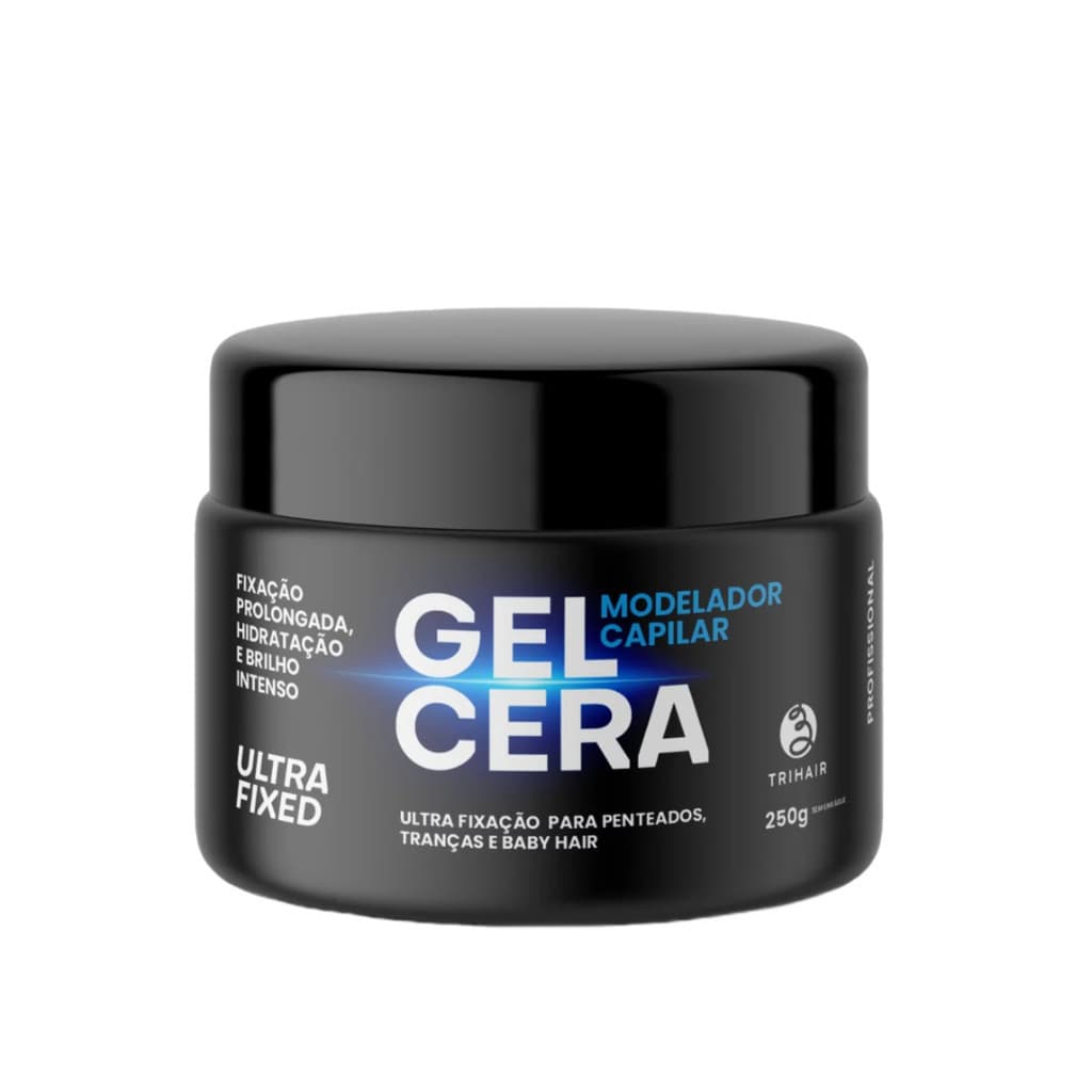 Gel Cera Modelador Capilar Ultra Fixação Trihair - 250g