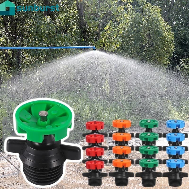 1/3/5Pcs Bicos De Irrigação Agrícola-Pulverizador Rotativo De 360 Graus-Bico Automático-Aspersor De 4 Pontos-Para De Jardim Verde-Sistema Plantio