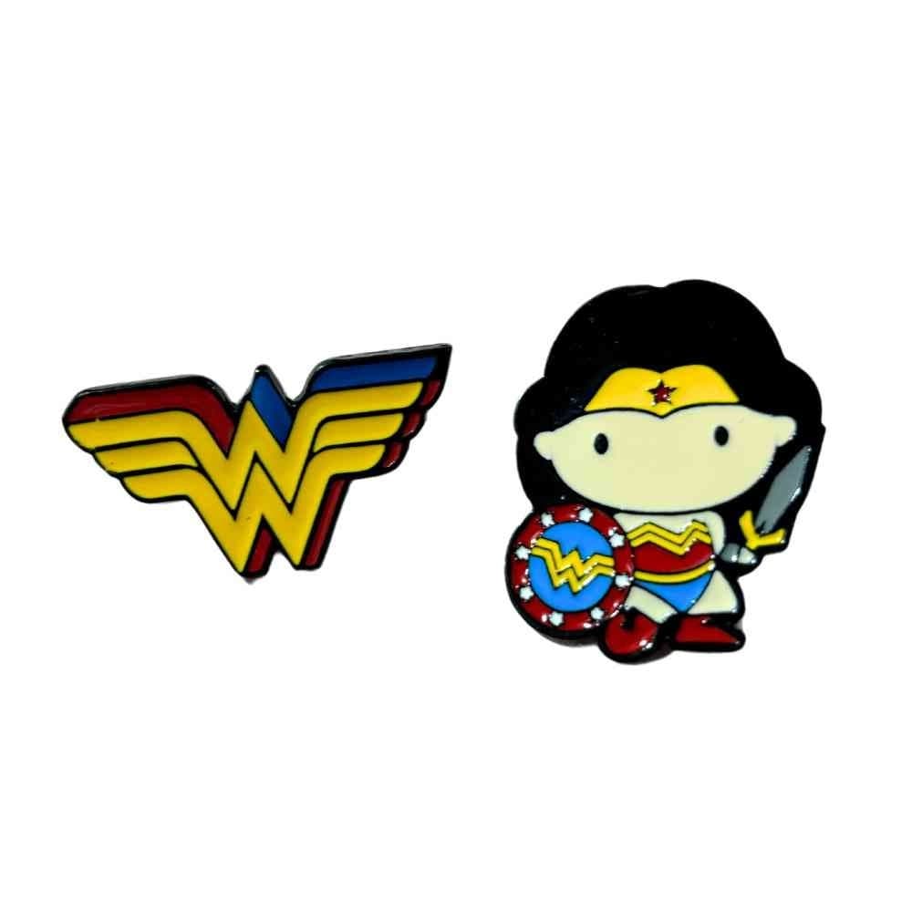 Pin Boton Piticas Mulher Maravilha Wonder Woman Logo WW
