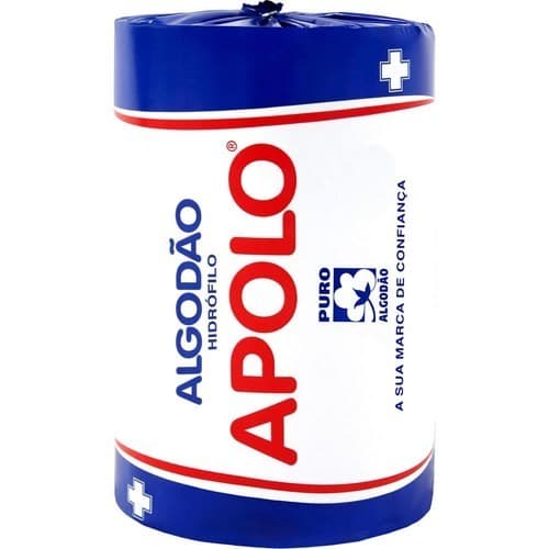 ALGODAO APOLO 500G limpeza de pele, remoção de maquiagem e esmalte