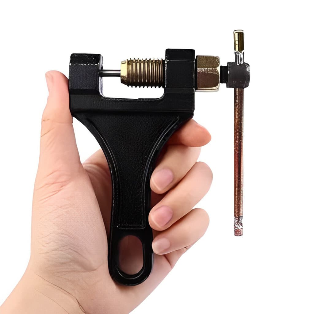 Chave Extratora Saca Pino Emenda Para Corrente De Bike E Motos Extrator Tamanhos 420 A 530