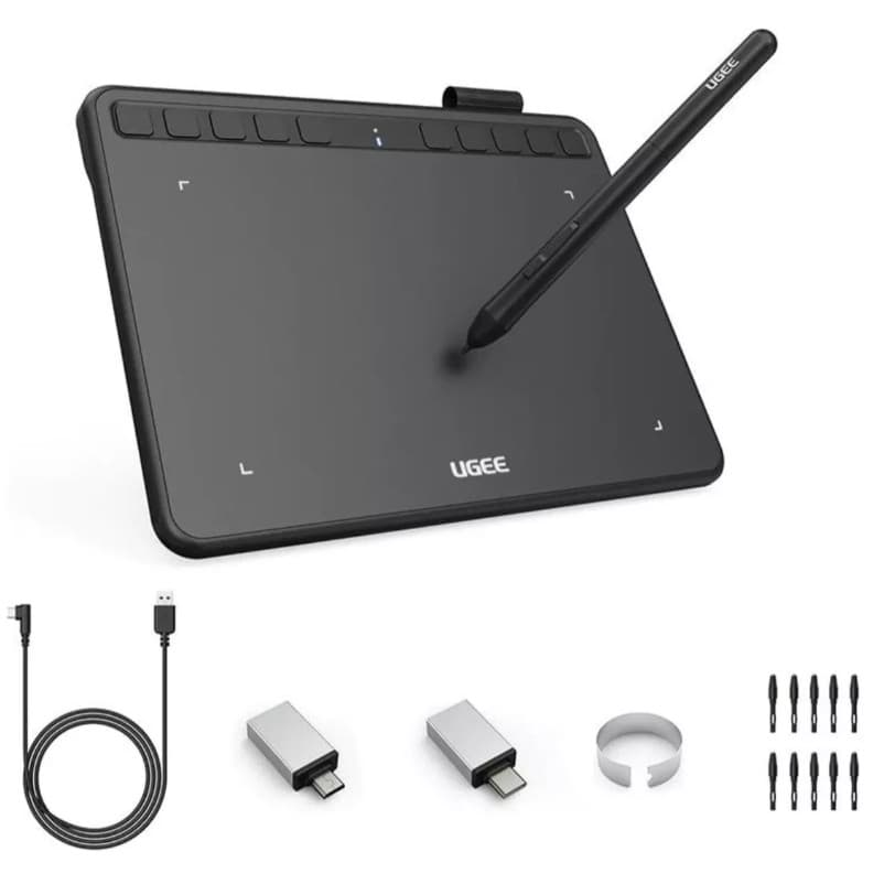 Mesa Digitalizadora UGEE S640 Tablet 6,3 Com Caneta Desenho Envio Imediato