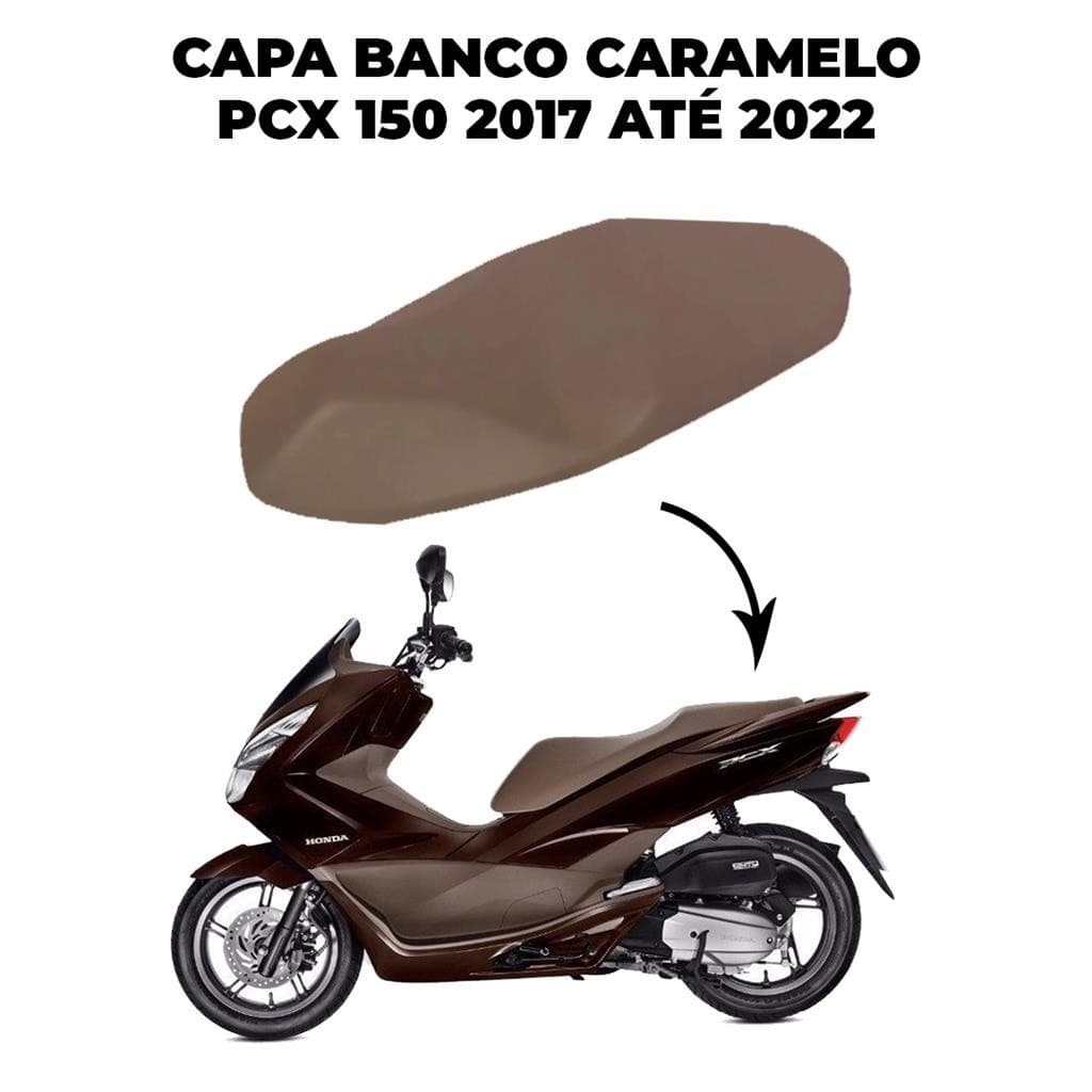 Capa Banco Caramelo Honda Pcx 150 2017/2022 Original Capas