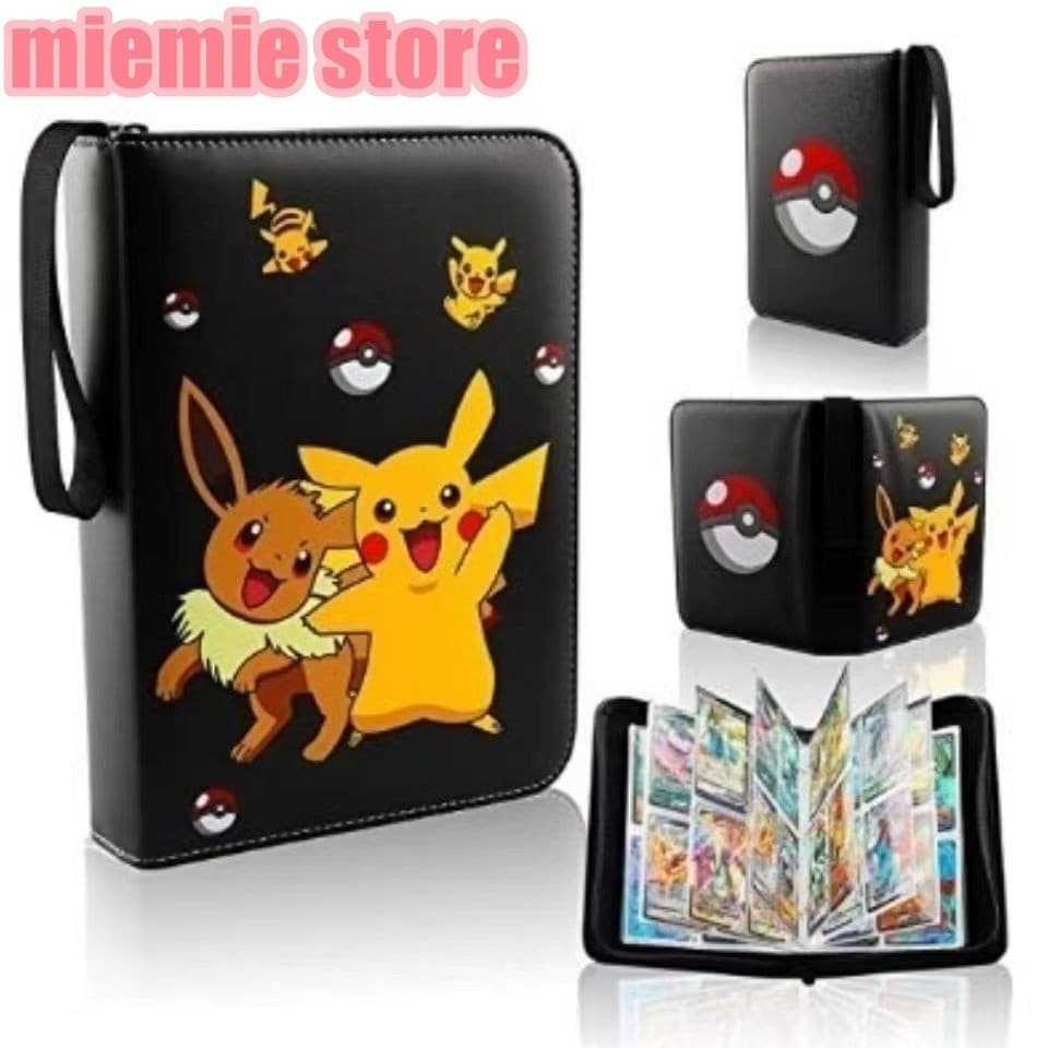 400 pçs Pokemon cartões álbum de fotos titular brinquedos infantis coleção livro jogo de cartas de negociação 5X9D