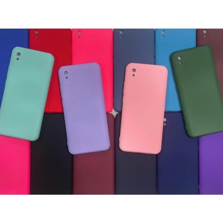 Capa Capinha Case Xiaomi Redmi 9A Silicone Aveludado Protetora Colorido