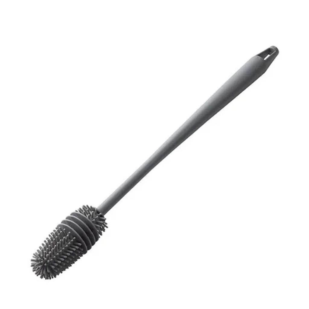 Escova De Lavar Garrafa Mamadeira Copo Taça Cerdas de Silicone Premium Multiuso