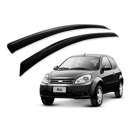 Defletor Calha de Chuva Ka 1997 1998 1999 2000 2001 2002 2003 2004 2005 a 2013 2 Portas Ecoflex