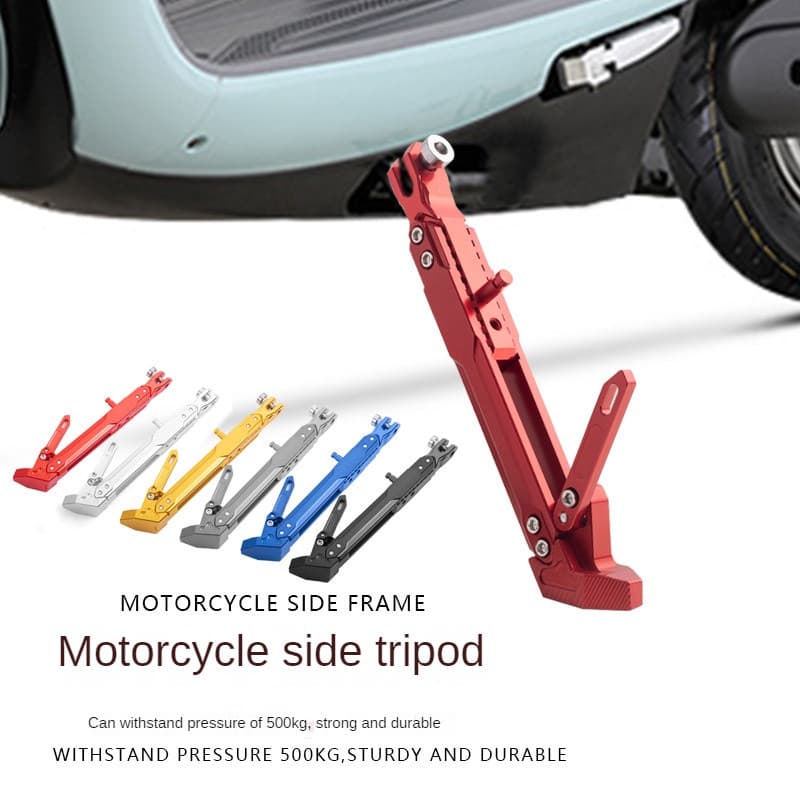 RONXMOR Nova Motocicleta E-bike Tripé Estendido Modificado Adequado Para Mavericks Scooters Suporte Lateral CNC De Liga