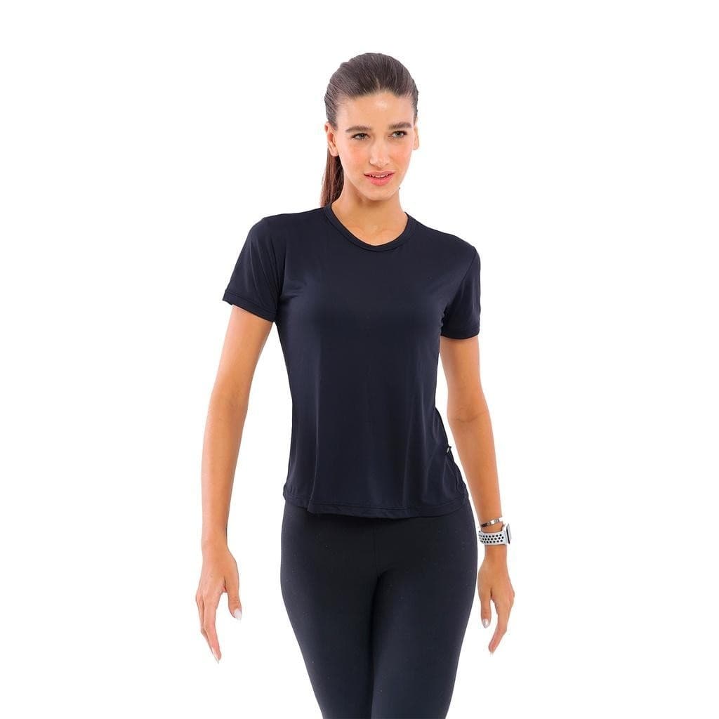 Camiseta Dry Fit Baby Look Feminina 100% Poliamida