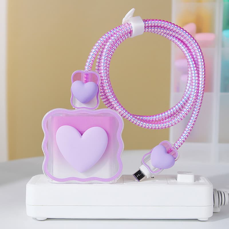 Xiaomi/redmi 33W 45w Protetor de Carregador 3D Love Heart