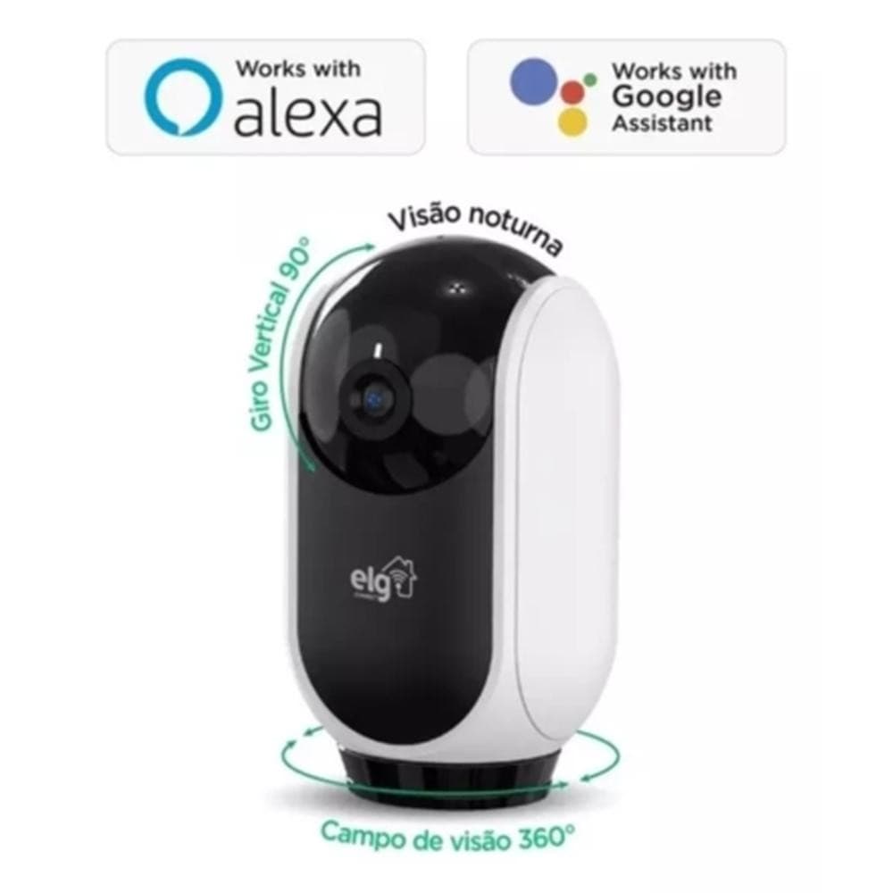 CAMERA ROBO ELG 1080P FULL HD INTERNA SHCR600 WIFI