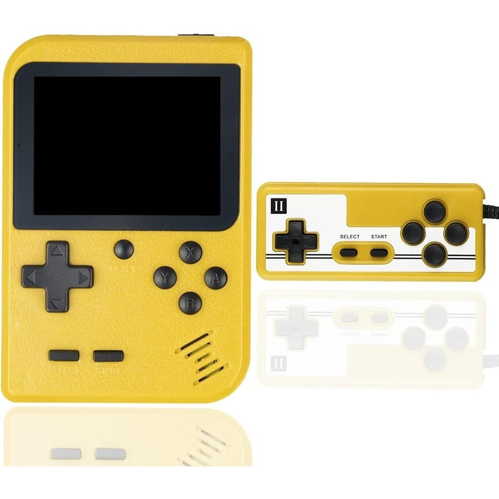Console de Jogos Portátil, Console de Videogame Retrô Portátil com 500 jogos FC Clássicos, Tela Colorida de 3,0 Polegada