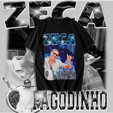 CAMISA CAMISETA ZECA PAGODINHO 2025 font t-shirt