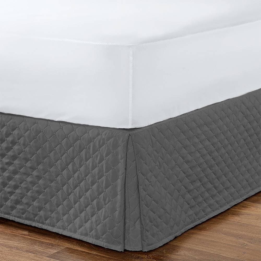 Saia Box Matelada Protetor Para Box Cama Solteiro/Casal/Queen/King Ultrassonica Sofisticada 1 Peça