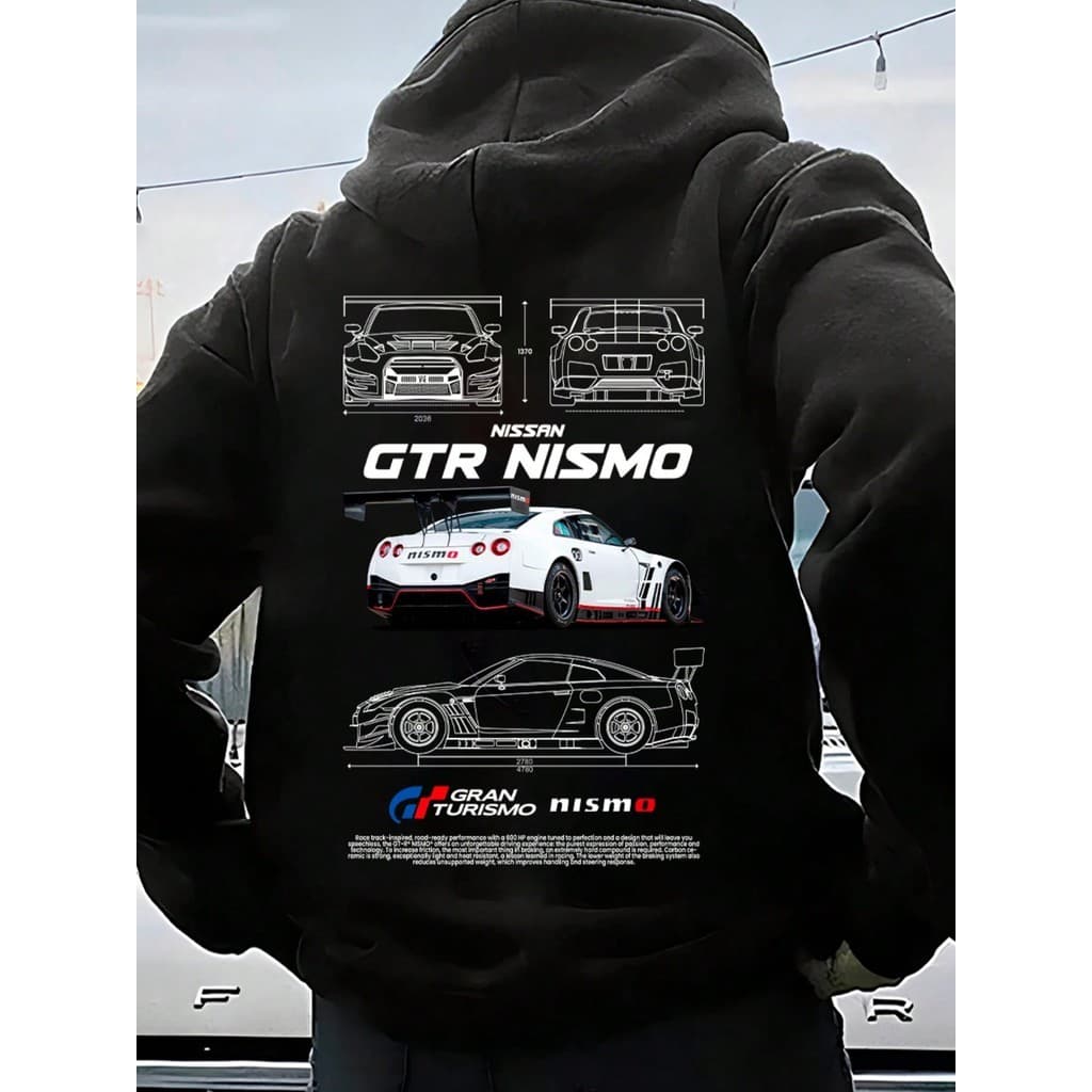 Blusa Moletom Agasalho Estampado GTR Nismo R35 Casaco Lançamento Premium