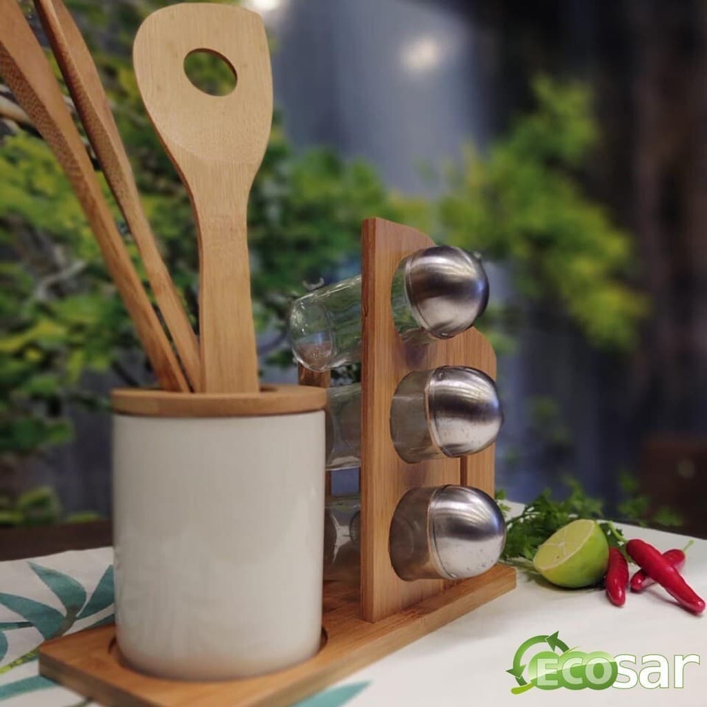 CONJUNTO  PARA COZINHA BAMBOO