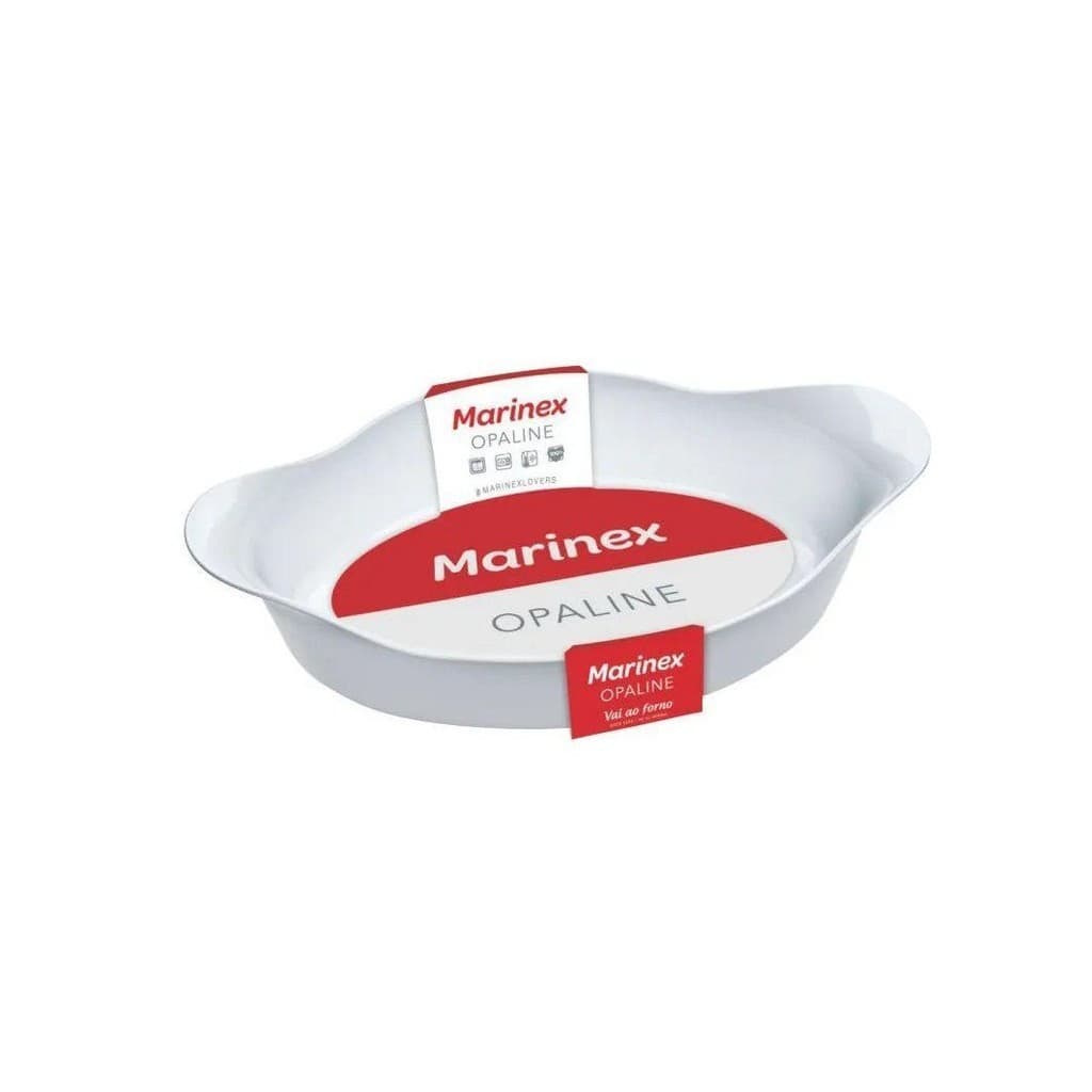 Assadeira Opaline Oval Média 1L