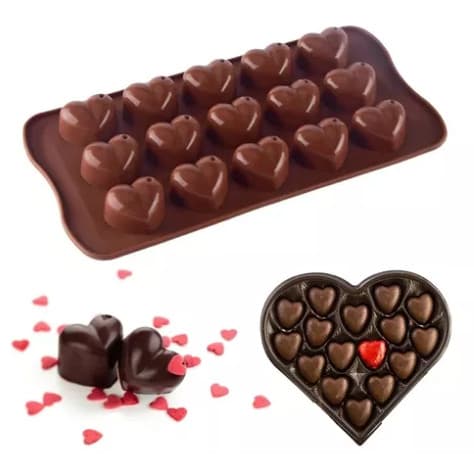 Molde de Silicone para Confeitaria Bombom Chocolate Trufas - CM 155