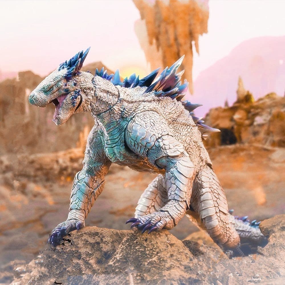 Godzilla vs. King Kong 2 Império Ascensão do Dinossauro Demônio da Neve Modelo móvel Shimu de animal de brinquedo de spray de energia nuclear LXKC