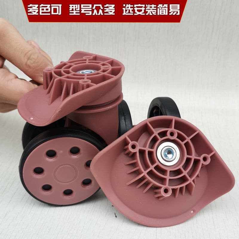 Rodas de Caixa de Senha Mala de Viagem Acessórios Universais Rodas de Mala Acessórios de Reparação Rodas de Mala de Emba
