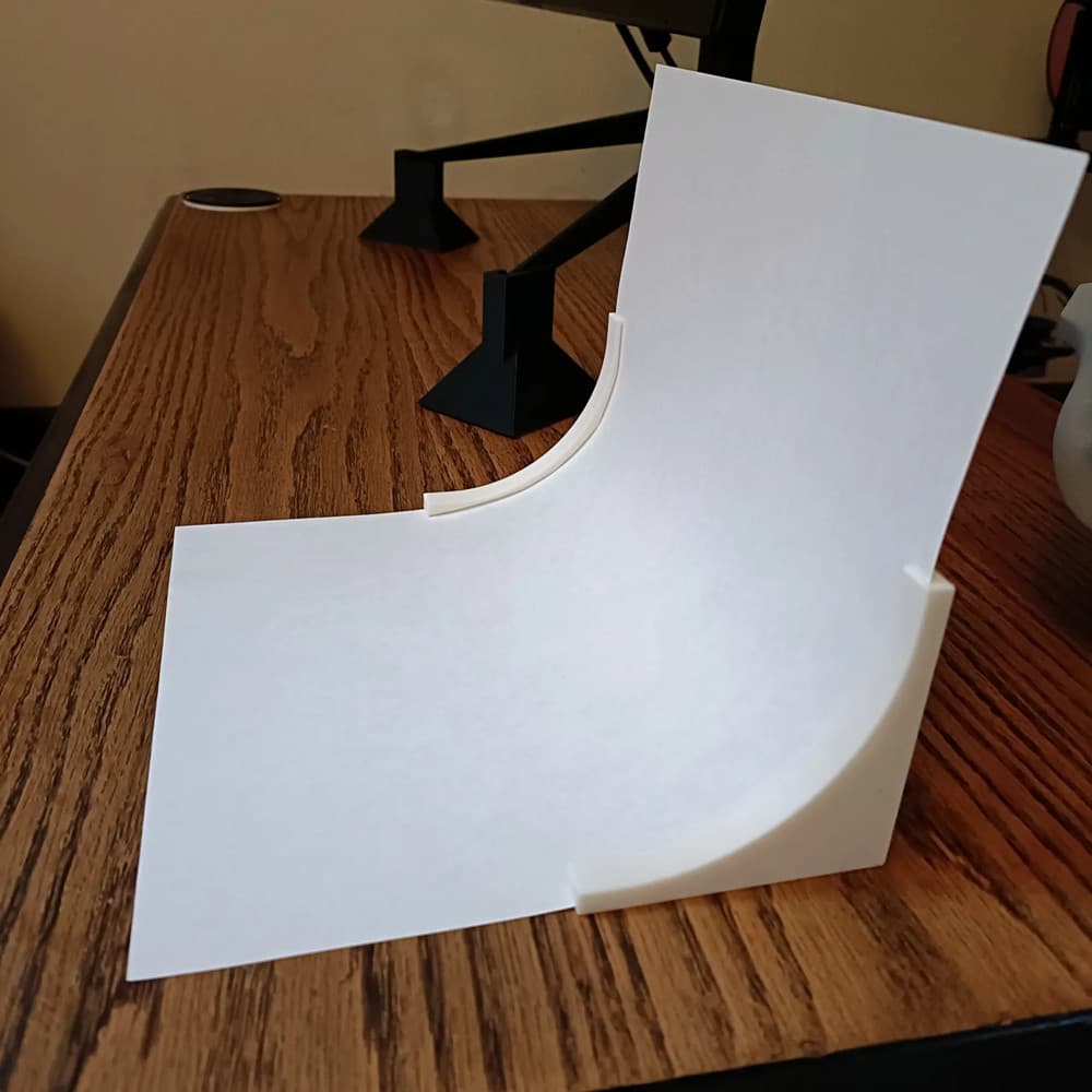 Suporte para Folha A4 Fundo Fotográfico Mini Estúdio PETG Colorido Profissional Resistente