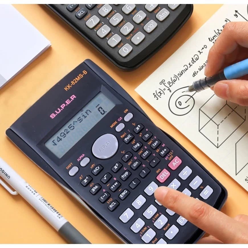 Calculadora científica portátil escritório escola engenharia multifunção ferramenta