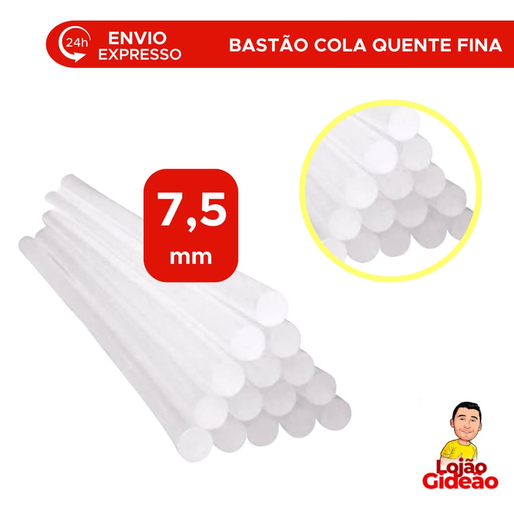 Bastão Fino De Cola Quente Transparente Para Artesanato Reparos