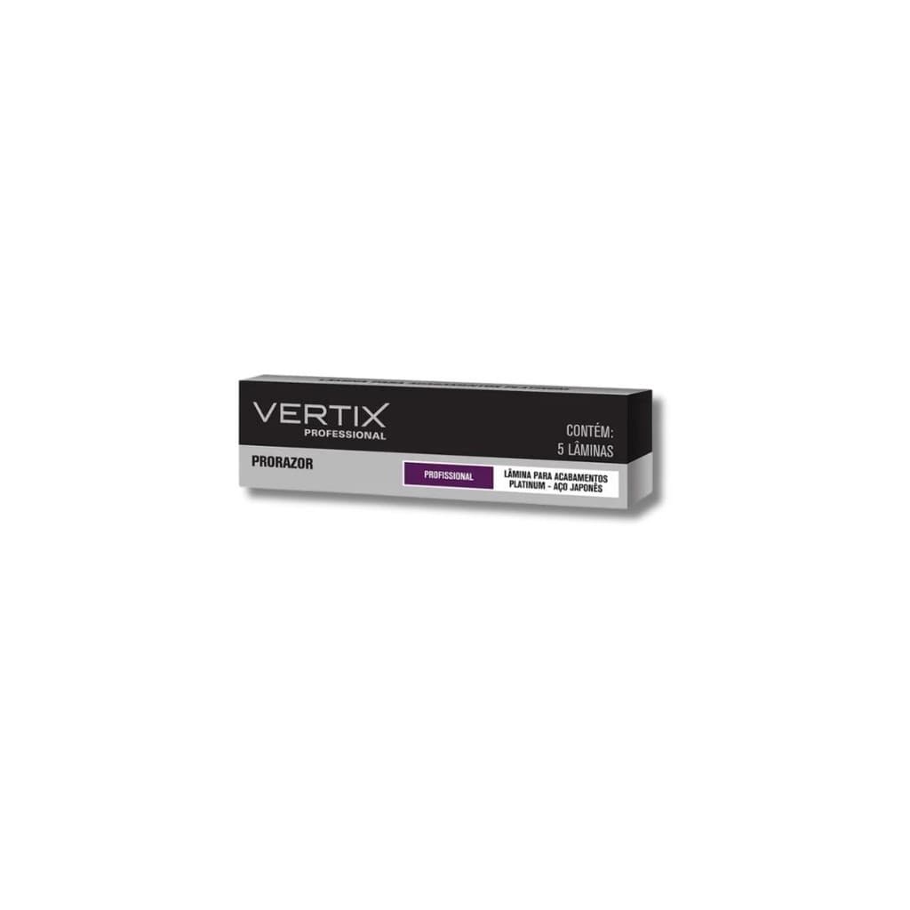 Kit C/ 5 Lâminas Vertix P/ Acabamento Platinum em Aço Inox Japonês Ref 1909