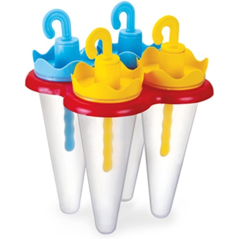 Forma De Sorvetinho Picolé Guarda-Chuva 5 Pçs Infantil