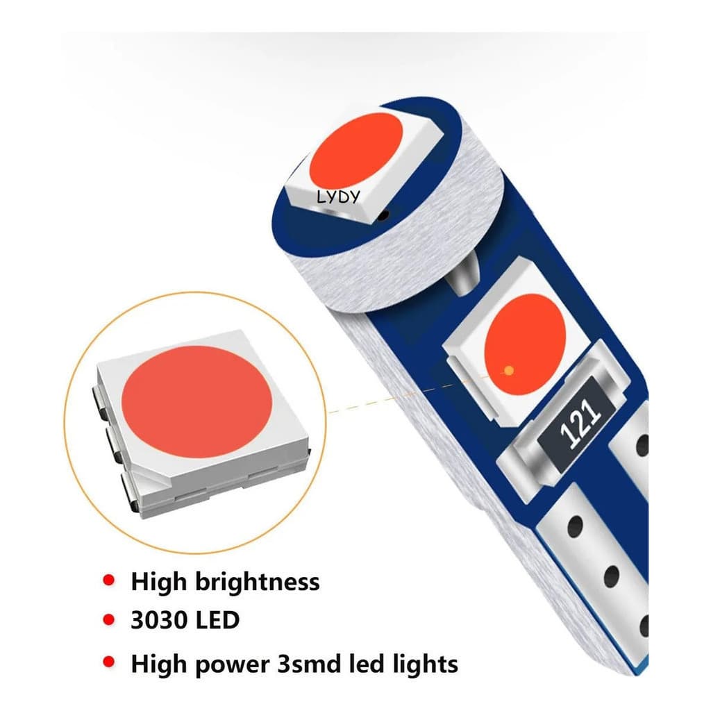 Kit 10 Led T5 Painel Instrumento Led T5 Kit 10 Lâmpadas