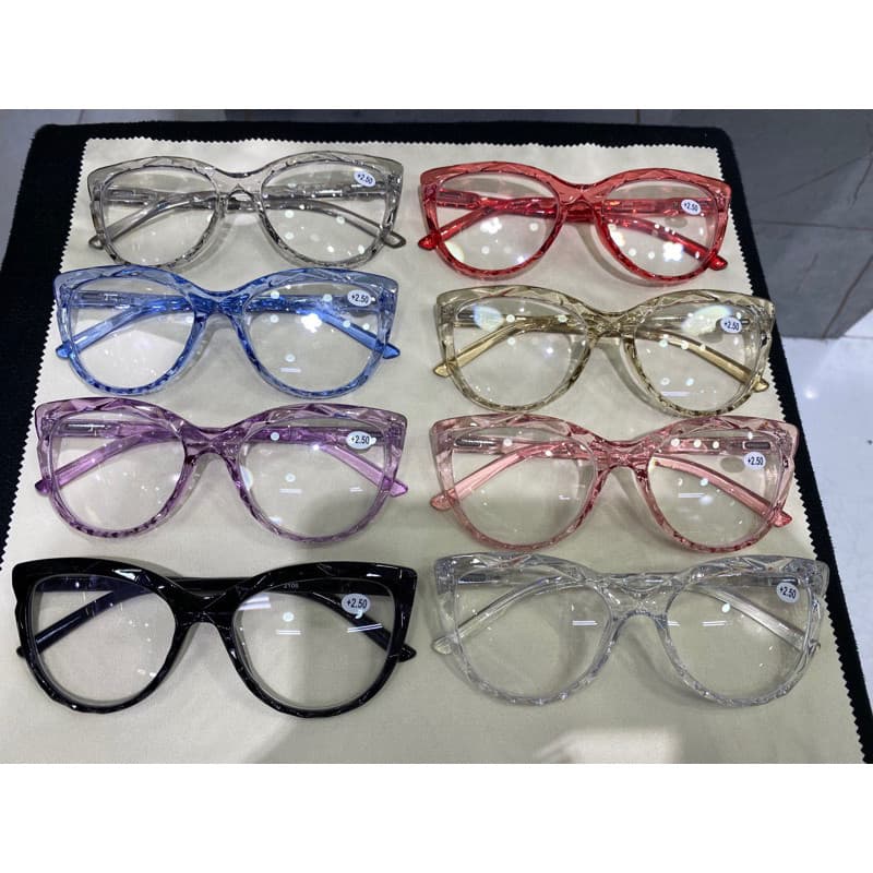 oculos 2106 diamante 3D gatinho oval feminino mulher