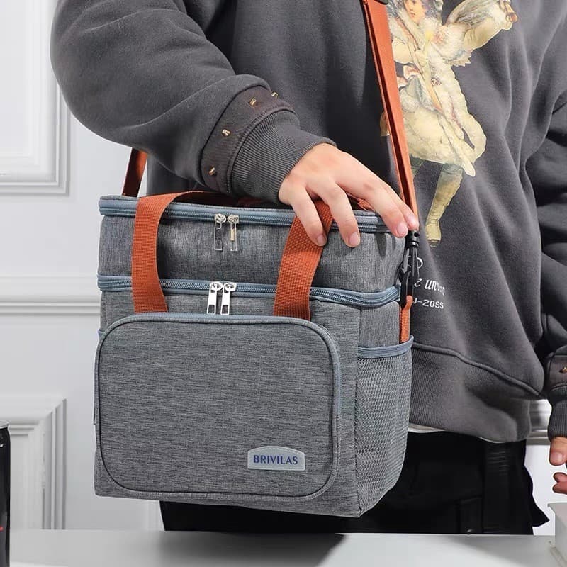 Mochila de Viagem e Camping com Múltiplas Camadas, Isolamento Térmico e Impermeável