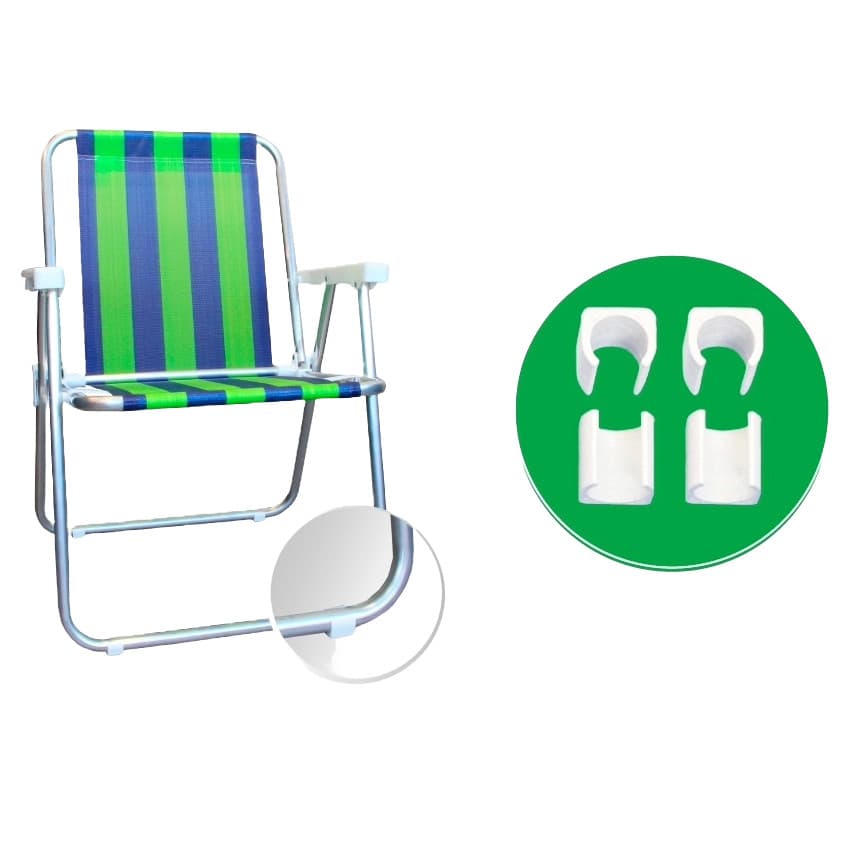 Protetor para cadeira de praia - Kit para 8 cadeiras