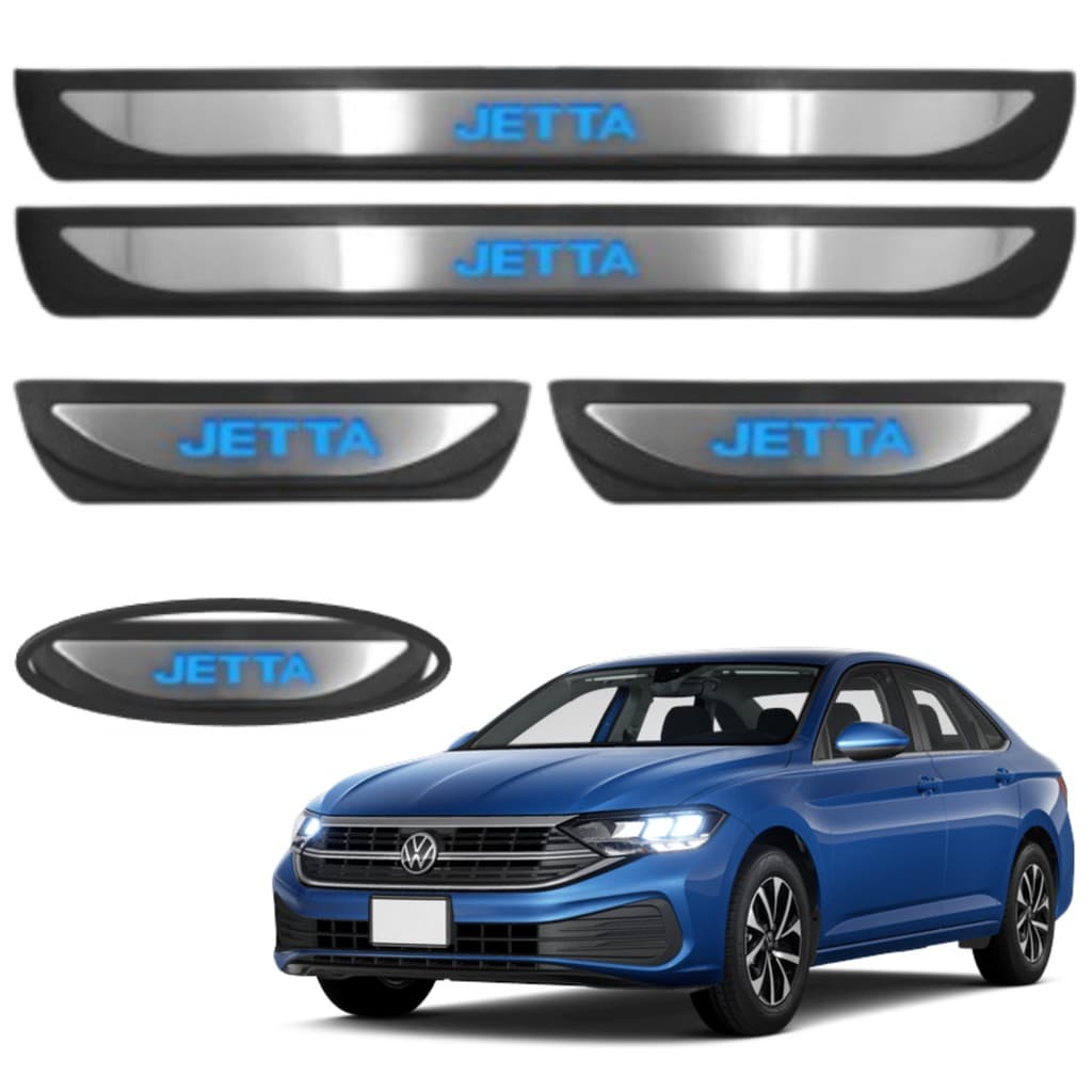 Soleira Jetta Led Azul 2020 2021 2022