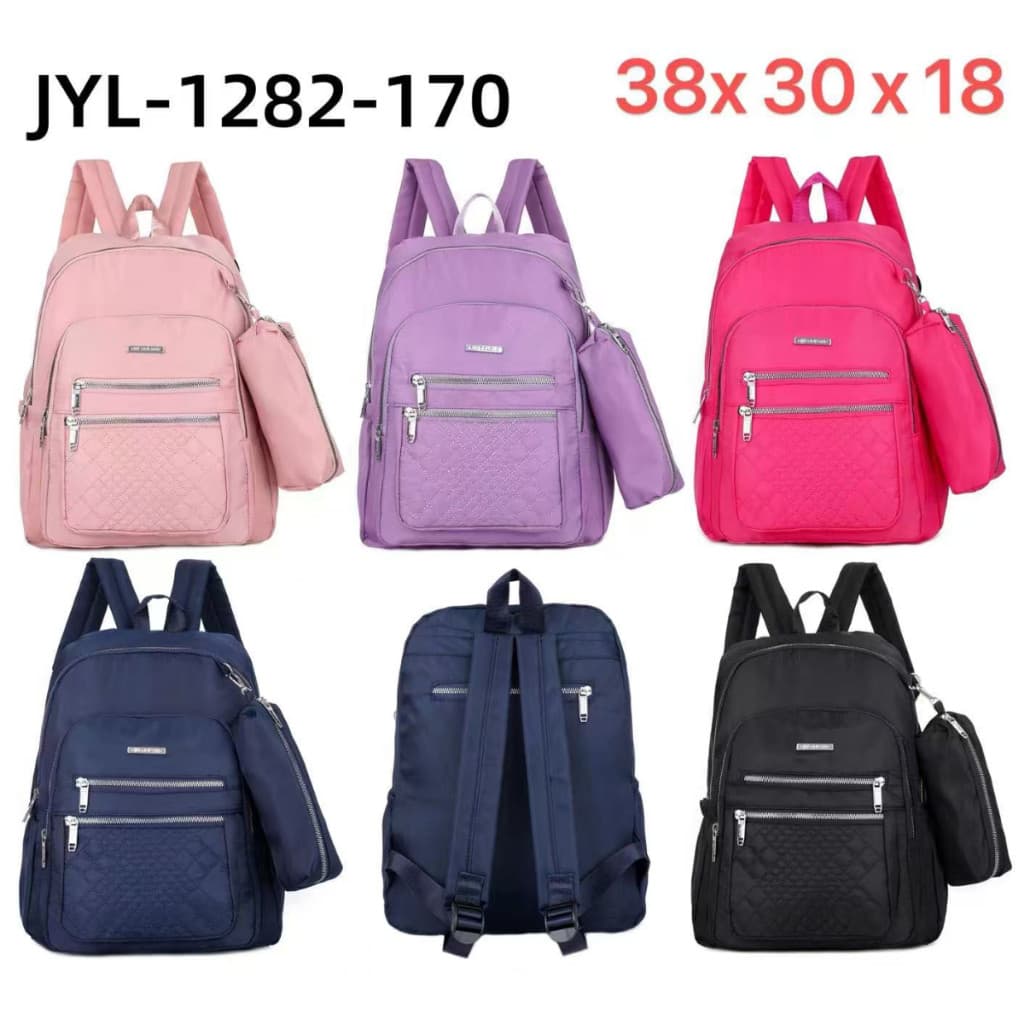 Mochila Feminina Com Estojo Alças Reforçados Universitário Mochila Para Colégio Grande Capacidades