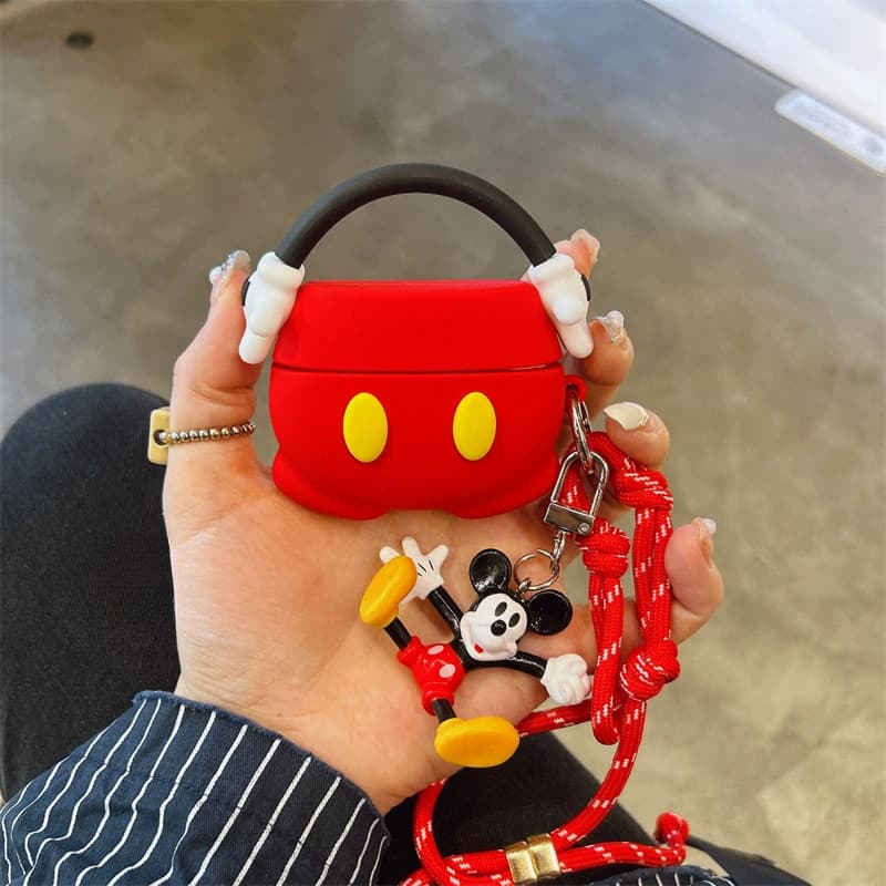 A Capa Protetora Music Mickey AirPods pro/pro2 É Adequada Para Airpods4 De silicone pro3 De Fone De Ouvido Sem Fio bluet