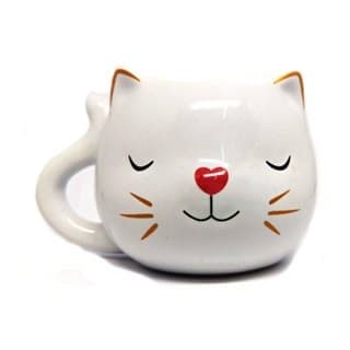 Caneca 3D Gato 380ml Personalizada Gatinho Fofo Presente Namorada Mulher Feminino Mãe Pet Decoração