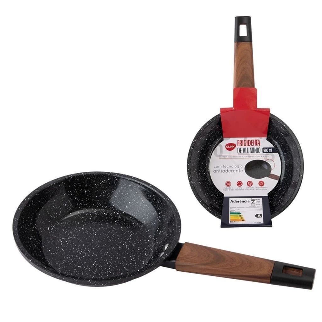 Frigideira indução e a Gás antiaderente  26CM grande s/ oleo