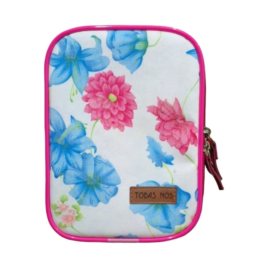 CASE BAG MINI ESTOJO FARMACINHA ORGANIZADOR DE CABOS COM ZIPER
