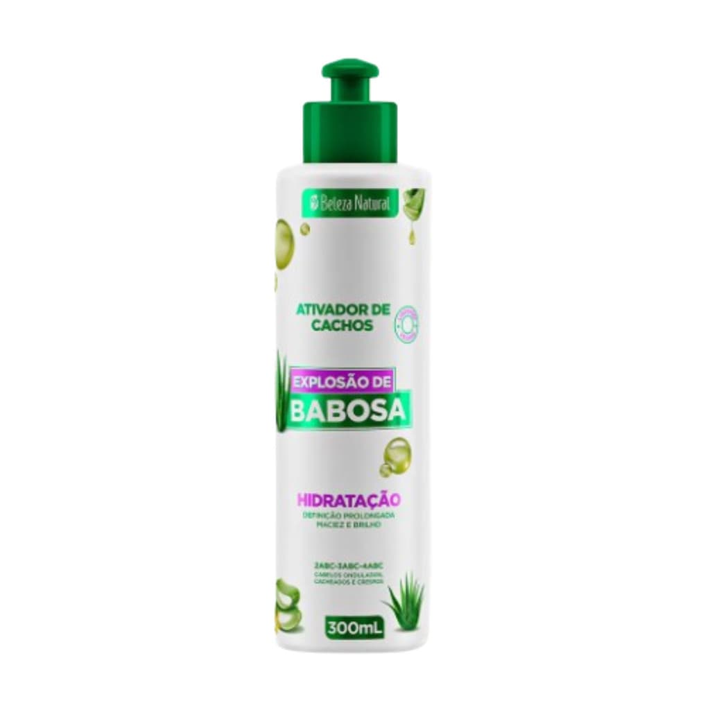 BELEZA NATURAL CREME ATIVADOR DE CACHOS BABOSA 300ML