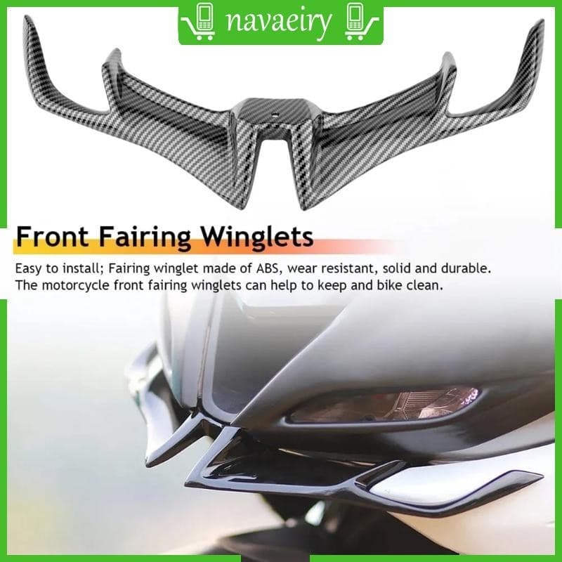 nava Motocicleta Winglets Aerodinâmica Spoiler Asa Para A Carenagens Frontais Motocross