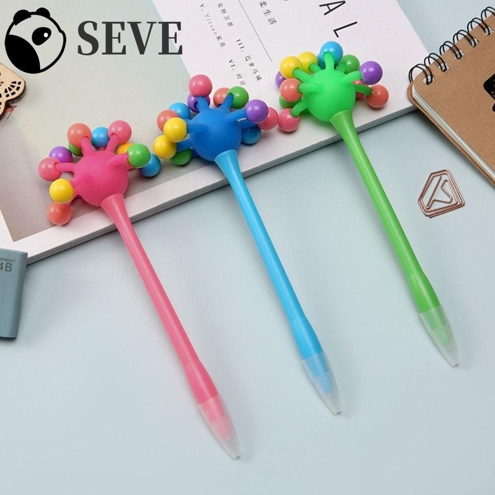 Caneta SEVE Fidget , Divertida Para Sua Escrita , Novidade , Esferográfica Pequena De Brinquedo De Descompressão