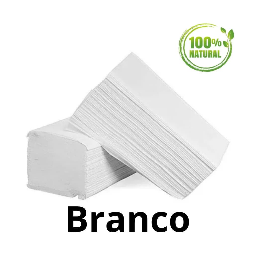 Papel toalha Interfolhado com 1000 folhas