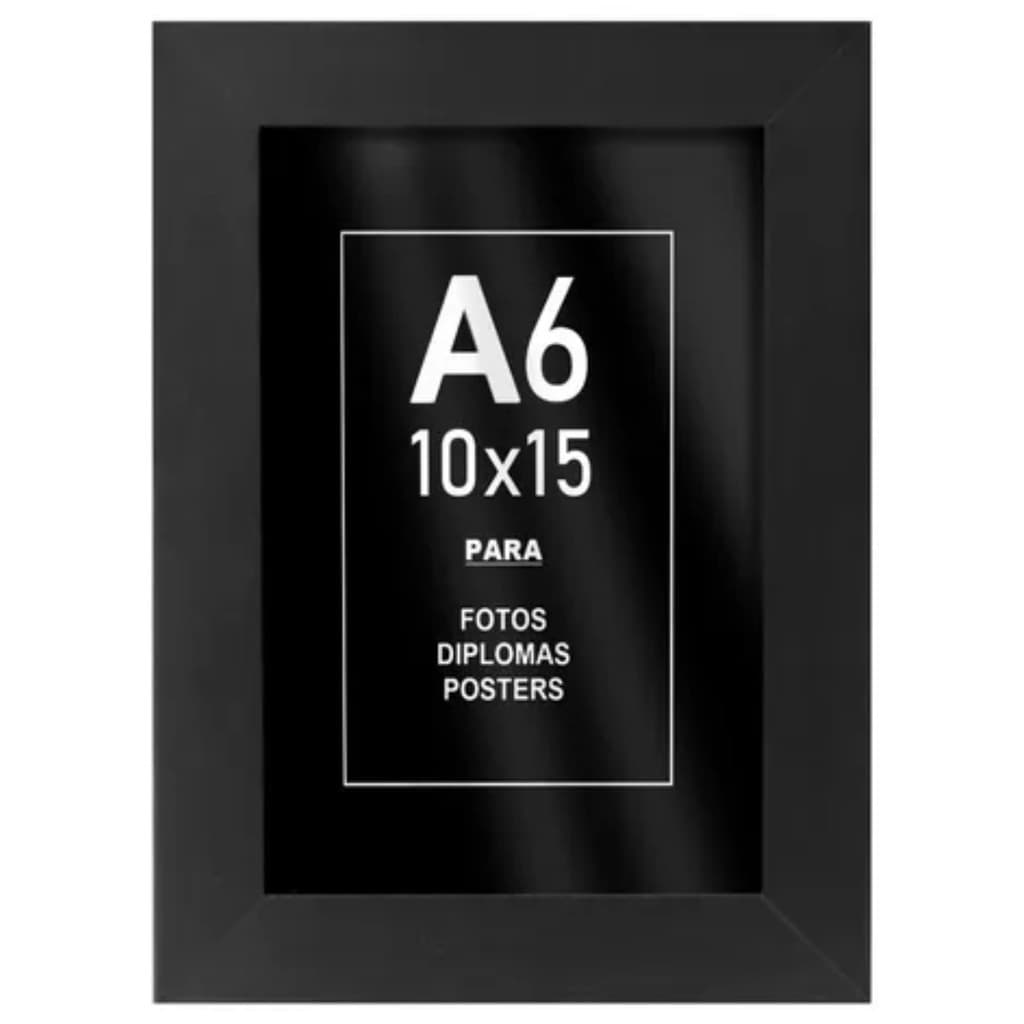 Kit 10 Porta-Retratos 10x15 cm com Fundo – Molduras para Quadros e Fotos de Família e Amigos