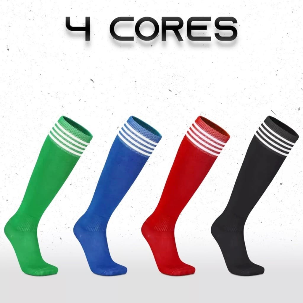 Meião Futebol kit 2 pares Adulto ou Juvenil Profissional